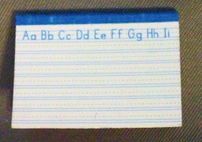 Dollhouse Miniature Penmanship Pad